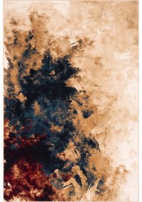 Tappeto in lana 133x180 cm Burst dark beige - Agnella