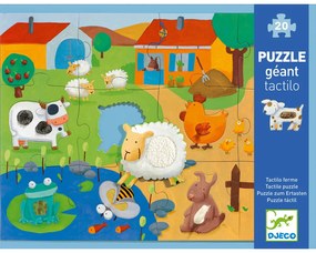 Puzzle tattile - fattoria - 20 pezzi