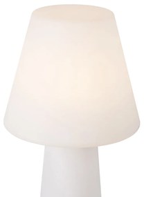 Lampada da terra per esterni di design bianca IP44 - Katrijn