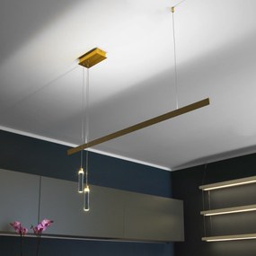 Vivida International  Funambulist  pendant lamp brushed brass 0059-30