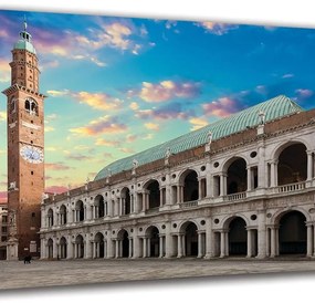 Stampa su tela Vicenza Palladio, multicolore 90 x 135 cm