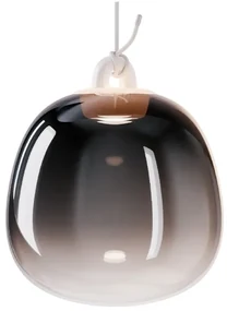 Oblò Lampada a Sospensione Small 3000K Glossy Fumé/Bianco - Lodes