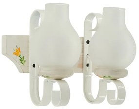 Brilagi - Applique da parete QUEEN 2xE14/40W/230V faggio/crema