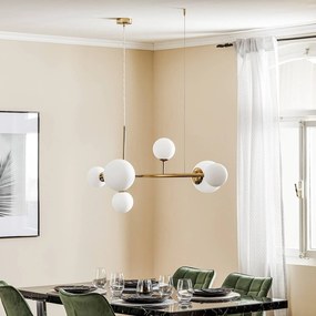 ALDEX Lampada a sospensione Dione, 6 luci, oro