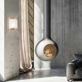 Applique ELODIE  1xE27/60W/230V quercia