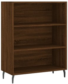 Credenza rovere marrone 69,5x32,5x180 cm legno multistrato