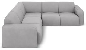 Divano angolare grigio chiaro (angolo variabile/ad L) Molino - Micadoni Home