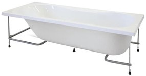 Vasca e telaio Egeria 160 x 70 cm bianco 030