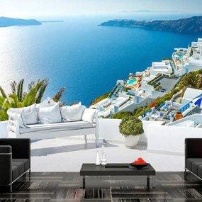 Carta da Parati View on Santorini Collezione Casa  Larghezza x Altezza Home decor 100x70