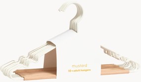 Set di 10 grucce fatti a mano Adult Chalk