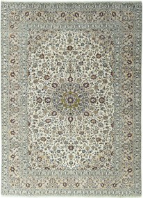 Kashan Tappeto 250 x 340 Beige (Iran) Annodato A Mano