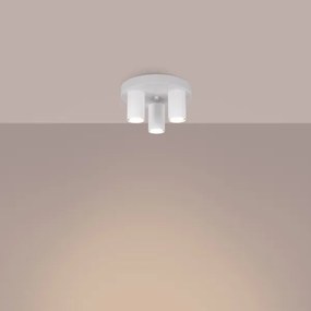 Sollux SL.1464 - Faretto LAGOS 3xGU10/10W/230V bianco