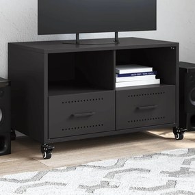 Mobile Tv Nero 68x39x43,5 Cm İn Acciaio /