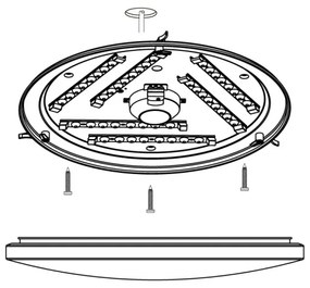 Eglo 97879 - Plafoniera LED FRANIA-S LED/33,5W/230V