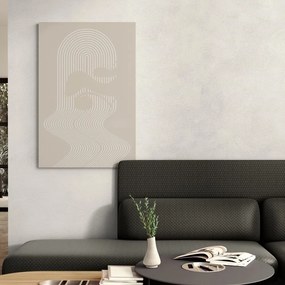 Quadro su tela – Motivo unico dell'arcobaleno Mid-Century