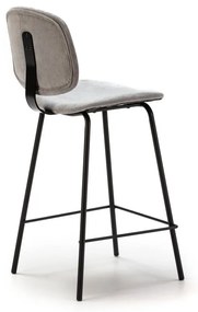 Set di sgabelli da bar grigio chiaro 2pz (altezza seduta 66 cm) Arus - Marckeric