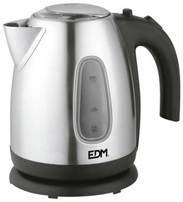 Bollitore EDM 07656 Kettle Nero Acciaio inossidabile 2200 W 1,7 L