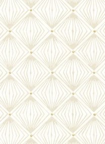 Isidore Leroy Carta da parati Diamants - Ivoire