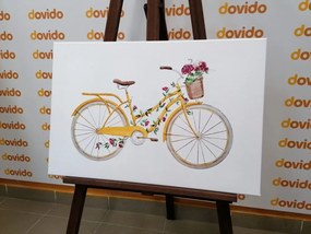 Quadro su tela – Illustrazione di bicicletta retrò