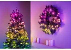 Twinkly GD20P4425P00 - LED RGB Dimmerabile Ghirlanda di Natale 50xLED diametro 60 cm Wi-Fi