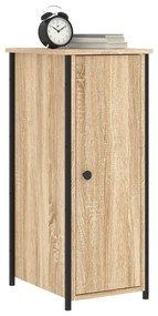 Comodino rovere sonoma 32x42x80 cm in legno multistrato