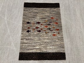 Loribaft Tappeto 120x80 Beige (Iran) Annodato A Mano