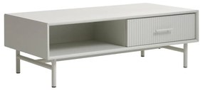 Tavolino da salotto grigio chiaro 60x120 cm Palma – Unique Furniture