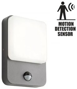 Redo 90133 - Applique LED con sensore per esterni COLIN 1xLED/9W/230V IP54