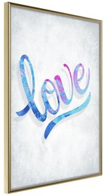 Poster  Love I  Cornice Quadri Cornice d'oro, Larghezza x Altezza Home decor 20x30