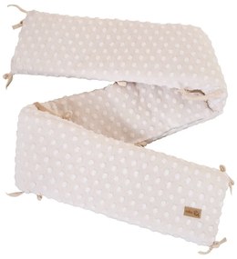 Paracolpi beige in misto cotone 170 cm Frosty Almond – Roba