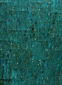 Arte International Carta da parati Alentejo Cork - Aquamarine