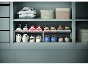 Set di 2 portascarpe in acciaio inox bianco Cipok - Metaltex