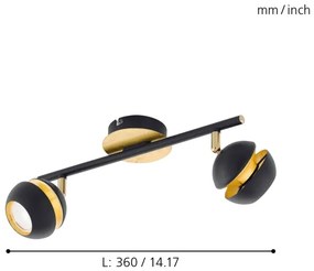 Eglo 95483 - Faretto LED NOCITO 2xGU10-LED/4W/230V