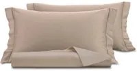 Parure copripiumino matrimoniale raso tortora SmartDecoHome
