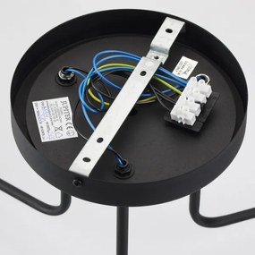 Jupiter 2037 - Lampadario a sospensione con supporto rigido BURANO 3xG9/10W/230V nero/oro/beige