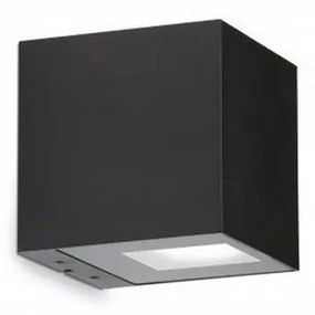 Arca W100 LED Applique da Parete da Esterno Down Nero - Antidark