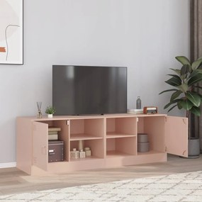 Mobili Tv 2 Pz Rosso 67x39x44 Cm İn Acciaio /