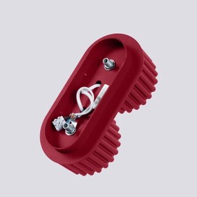 Sollux SL.1823 - Faretto AURA 2xGX53/10W/230V rosso