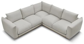 Divano angolare in grigio chiaro Ernest – Bobochic Paris