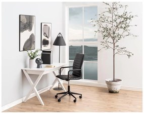 Sedia da ufficio nera su ruote Wislow Winslow - Actona