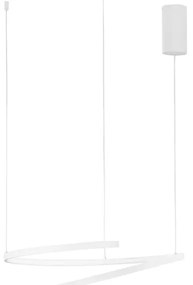 Lampadario LED design Moma bianco Ø60cm, luce con 3 temperature di colore 6090 lumen, LUCE AMBIENTE DESIGN