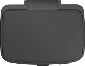 Cestino per la spazzatura grigio scuro in acciaio con pedale 12 l Bo – Brabantia