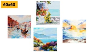 Set di quadri – Paesaggio dipinto