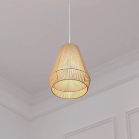 Atmosphera - Lampadario a sospensione con filo PALM 1xE27/40W/230V iuta