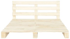 Giroletto in pallet di legno massello di pino 200x200 cm