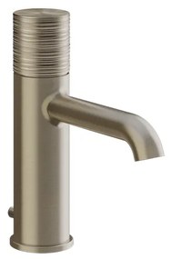 Miscelatore lavabo con scarico brushed brass Trame 70301 gessi