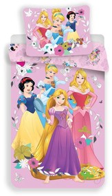 Biancheria da letto per bambini in cotone per letto singolo 140x200 cm Princess - Jerry Fabrics