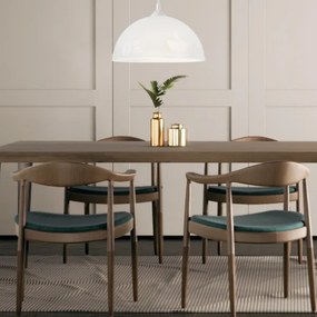 Lampadario a sospensione con filo 1xE27/60W/230V caffè