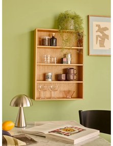 Lampada da tavolo dimmerabile a LED grigio scuro (altezza 20 cm) Mush - Hübsch