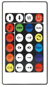 LED RGBW Lampada da terra con dimmer LOLLY LED/5W/230V + telecomando